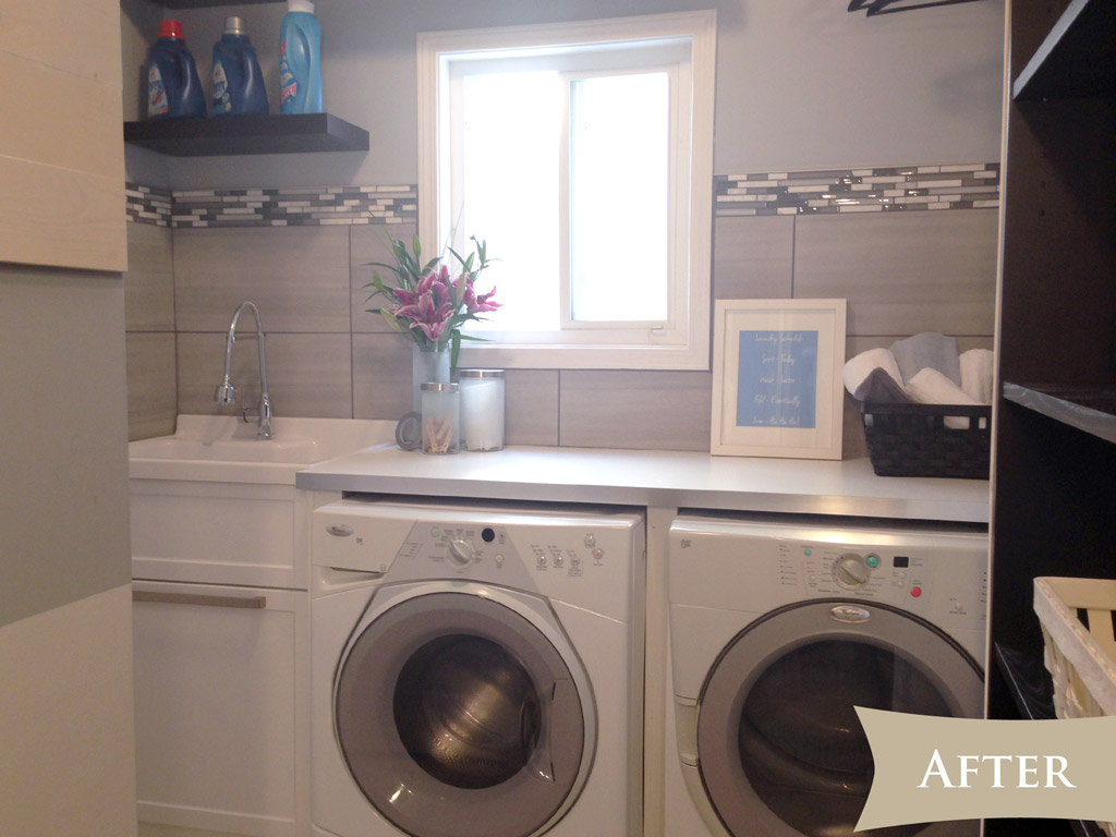 Laundry room - after