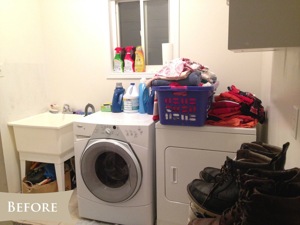 Laundry room - before