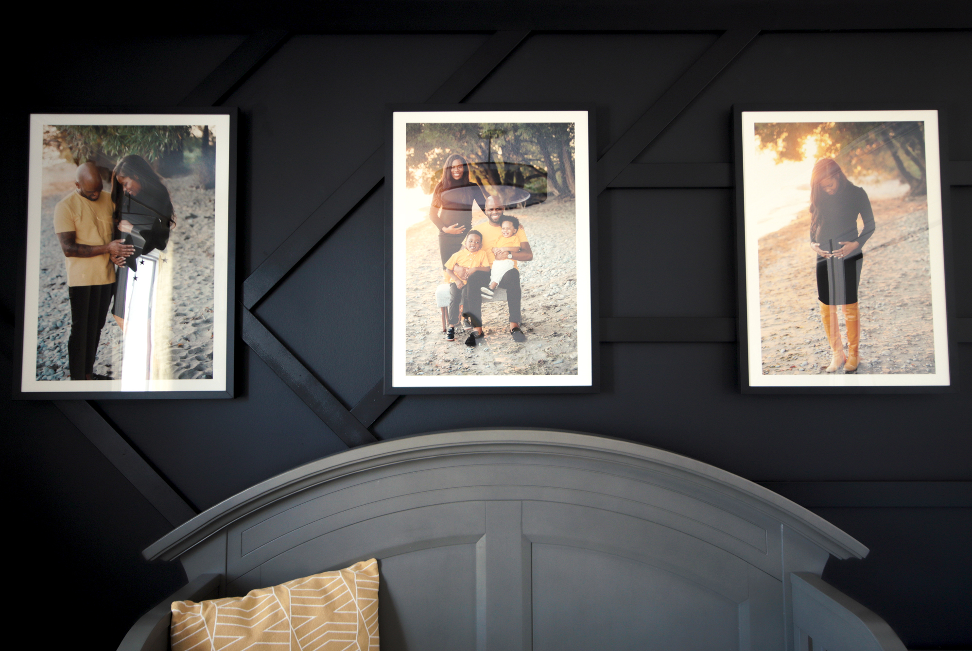 Oversized framed photo prints from Photowall provide the perfect focal point